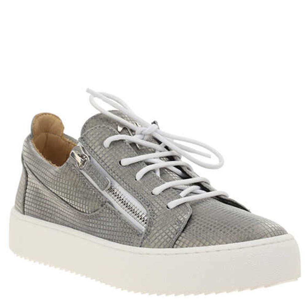 

Giuseppe Zanotti Light Grey Frankie Sneakers Size IT