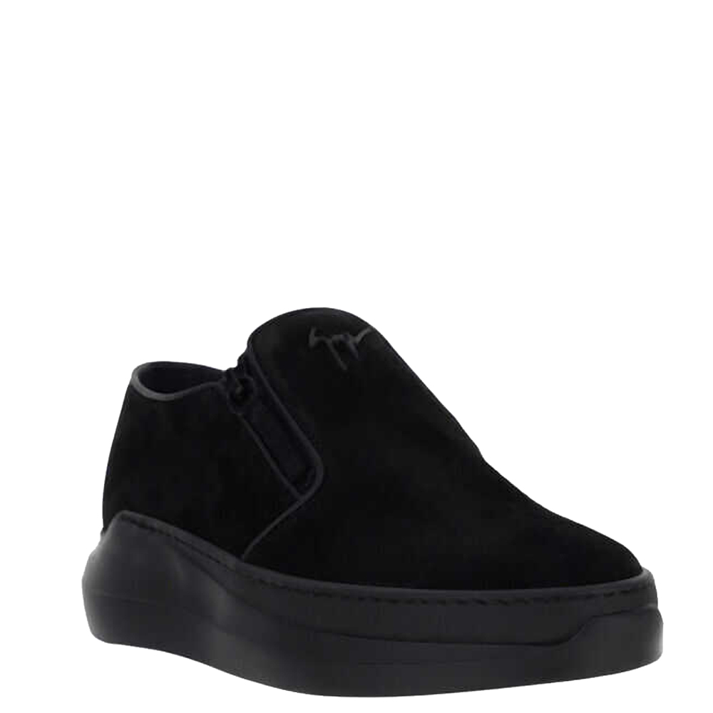

Giuseppe Zanotti Black Velour Conley Zip Slip Ons Sneakers Size IT