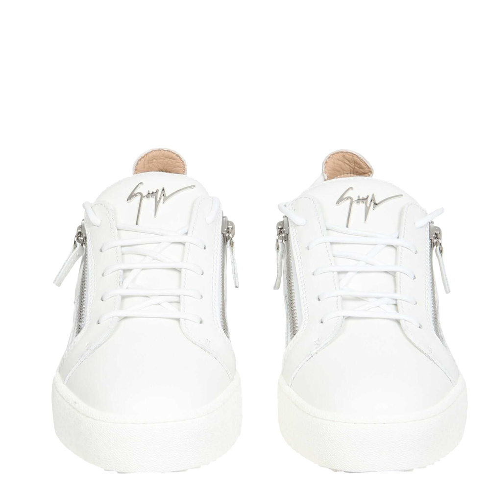 

Giuseppe Zanotti White Frankie Sneakers Size IT