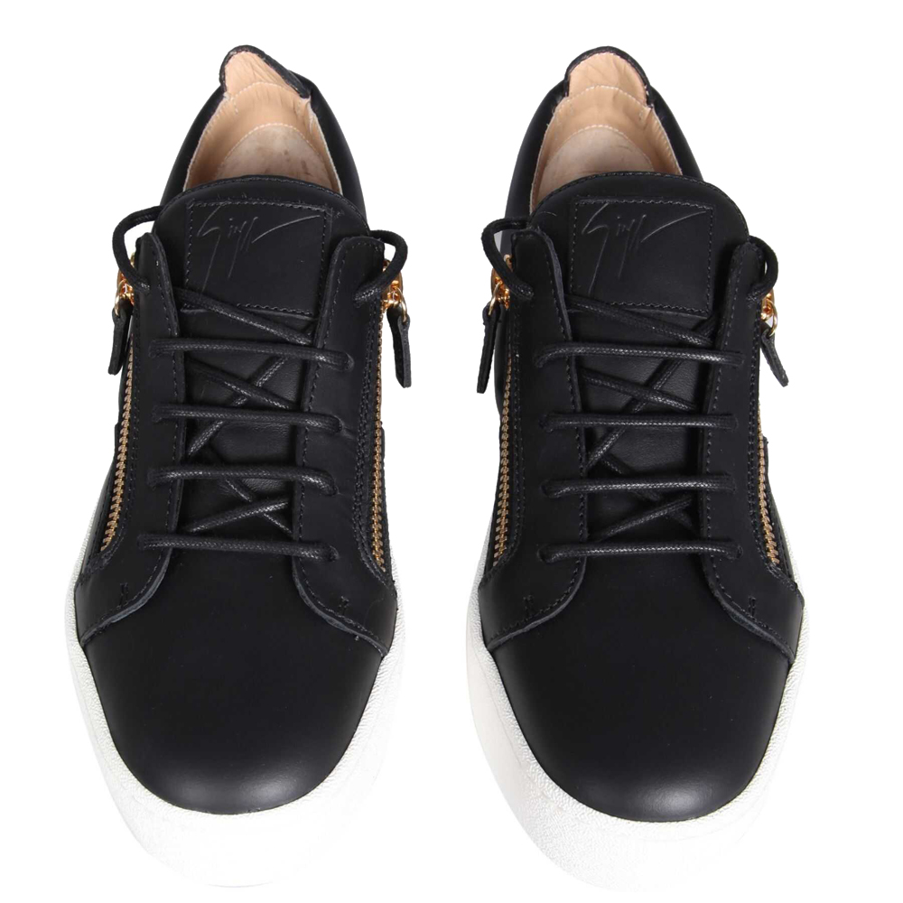 

Giuseppe Zanotti Black/Gold Frankie Shell Sneakers Size IT