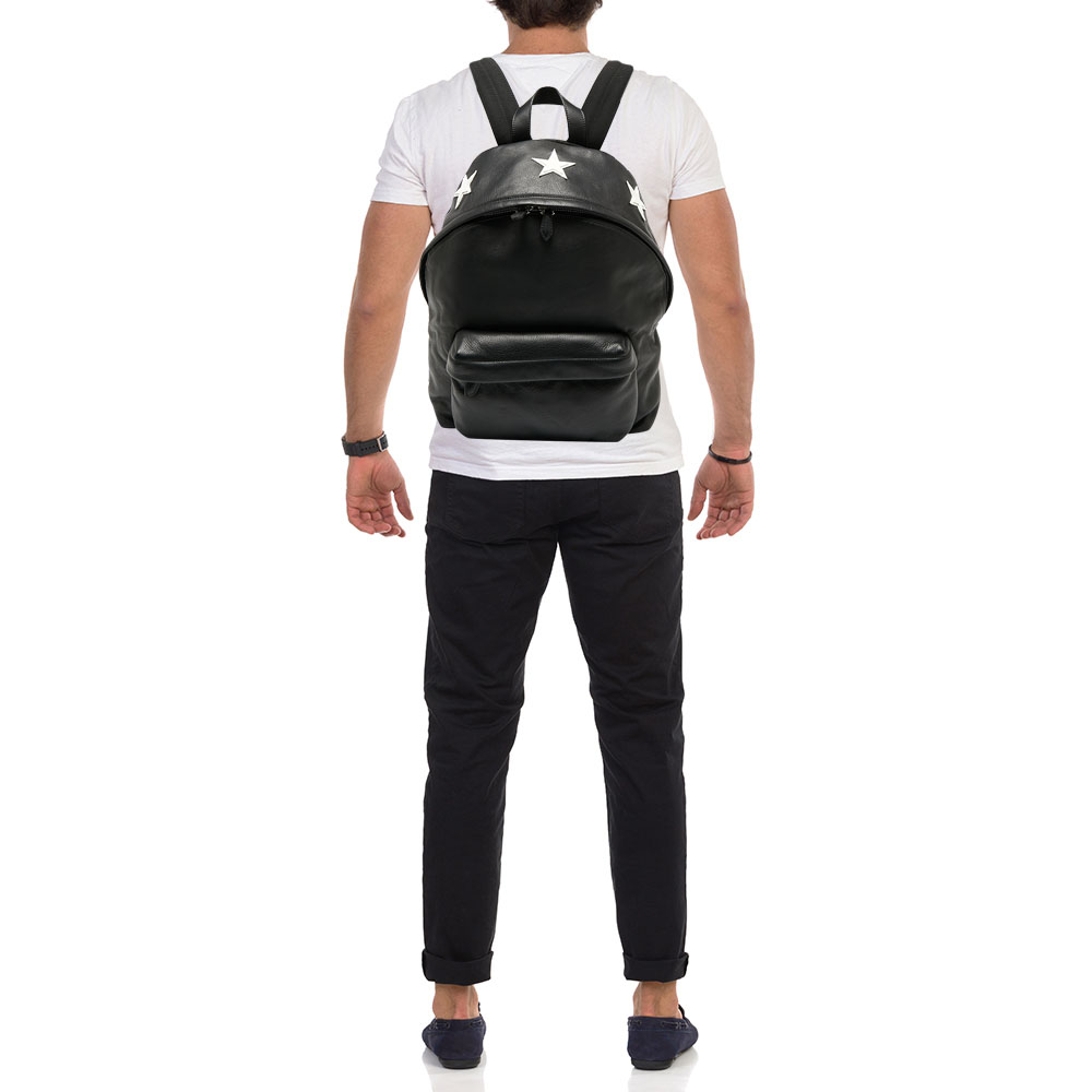

Givenchy Black Leather Star Backpack