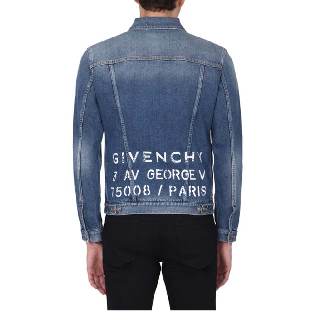 

Givenchy Blue Denim Jacket size