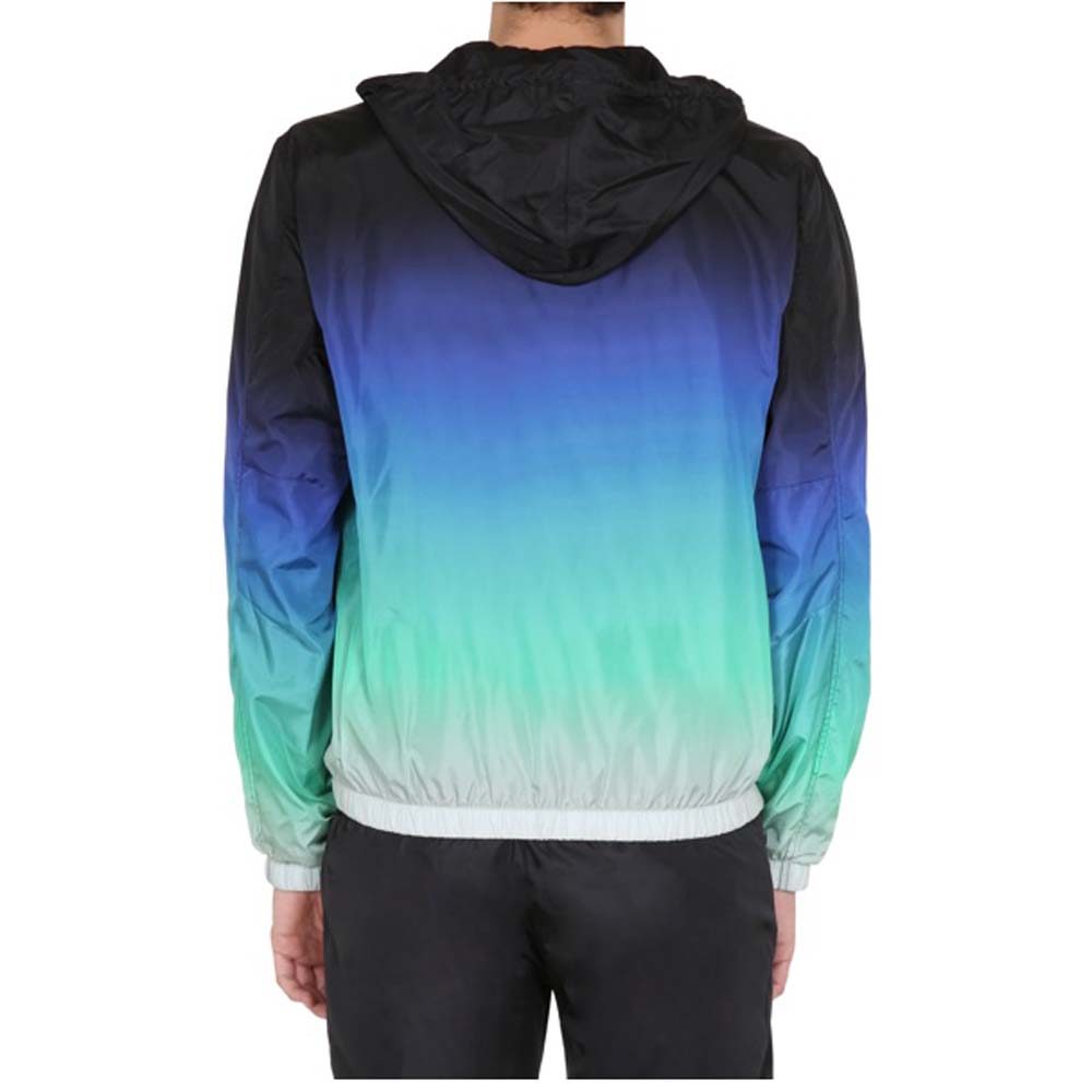 

Givenchy Faded Nylon Address Webbing Windbreaker Jacket Size EU 48, Multicolor