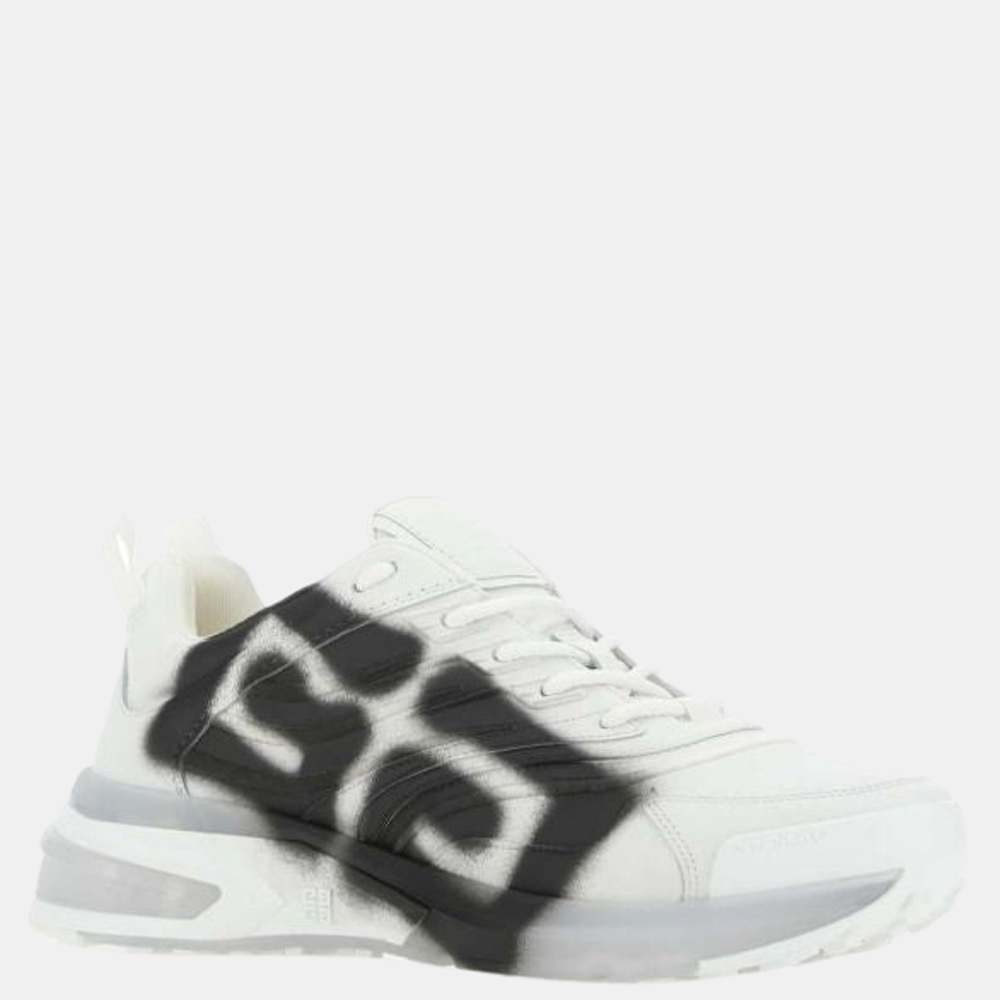 

Givenchy White Leather GIV 1 Sneakers Size EU, Black
