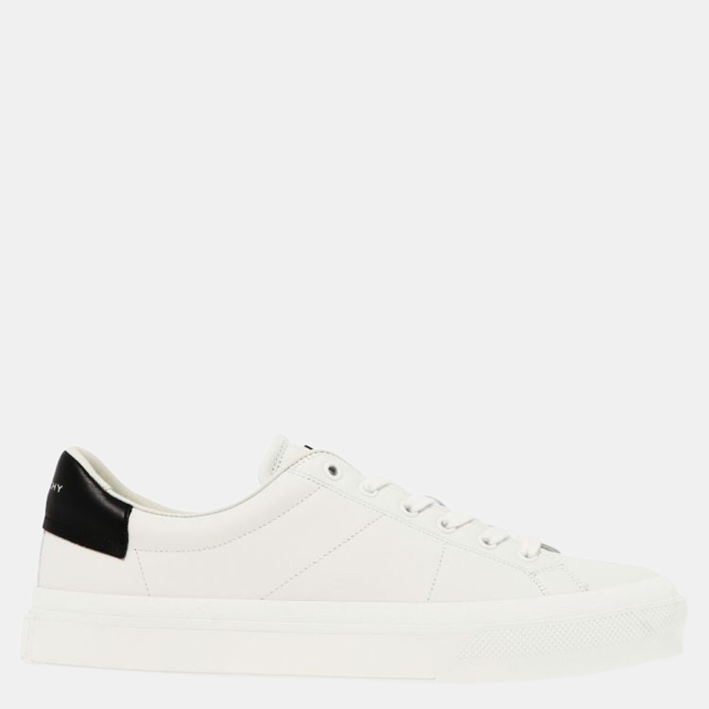 

Givenchy White Leather City Sneakers Size EU