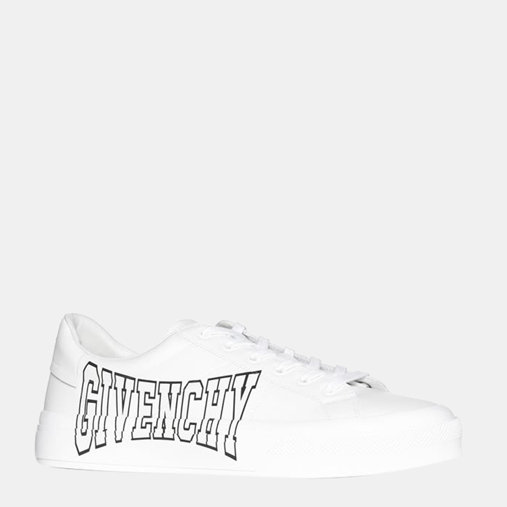 

Givenchy White Leather City Court Sneakers Size EU