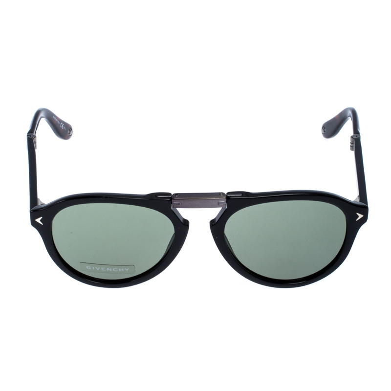 

Givenchy Black Foldable Aviator Sunglasses