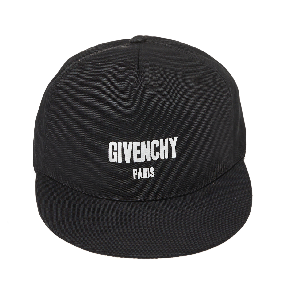 

Givenchy Black Logo Print Canvas Cap
