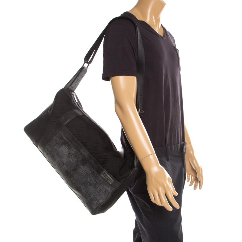 

Givenchy Black Nylon and Leather Duffle Bag