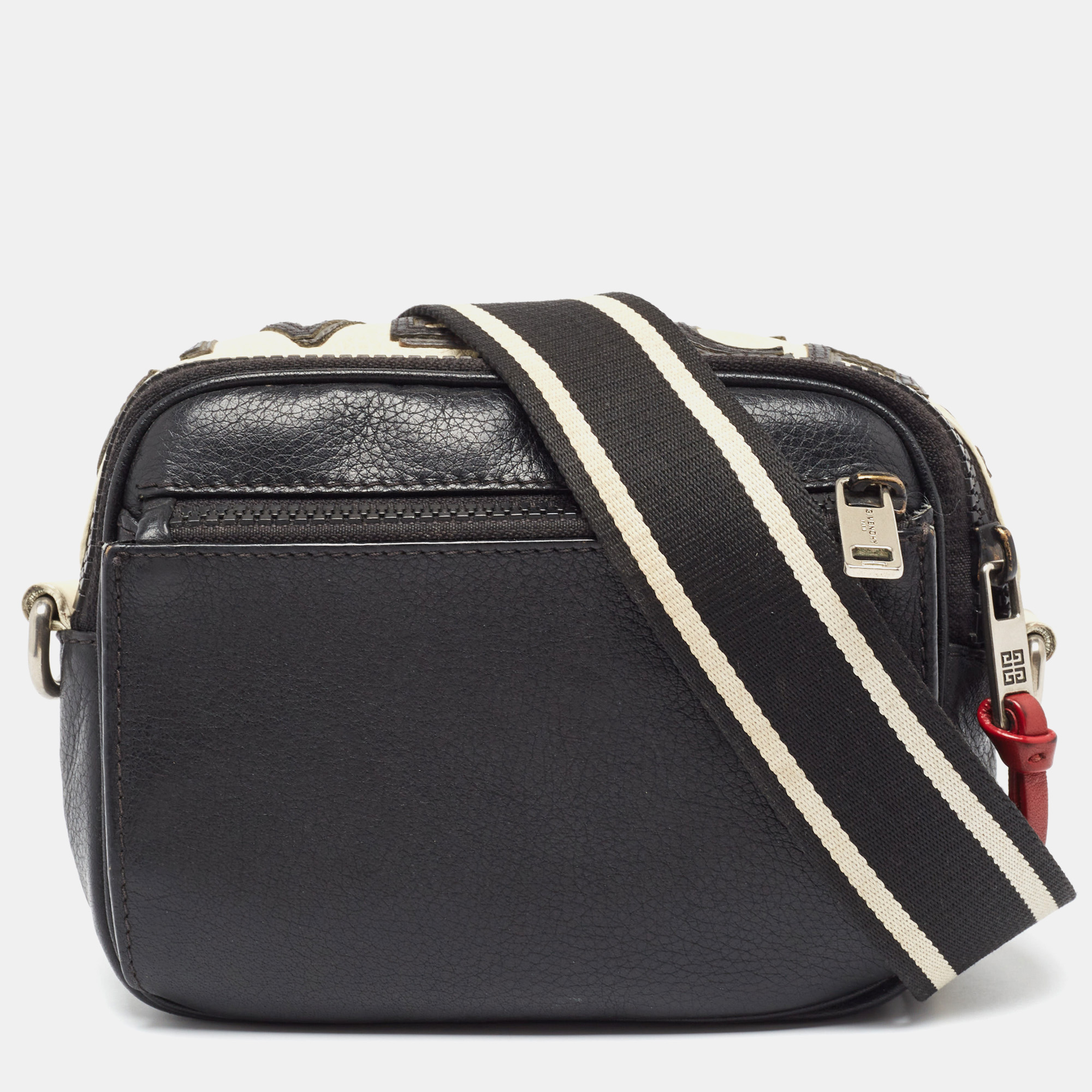 

Givenchy Multicolor Leather Zip Messenger Bag