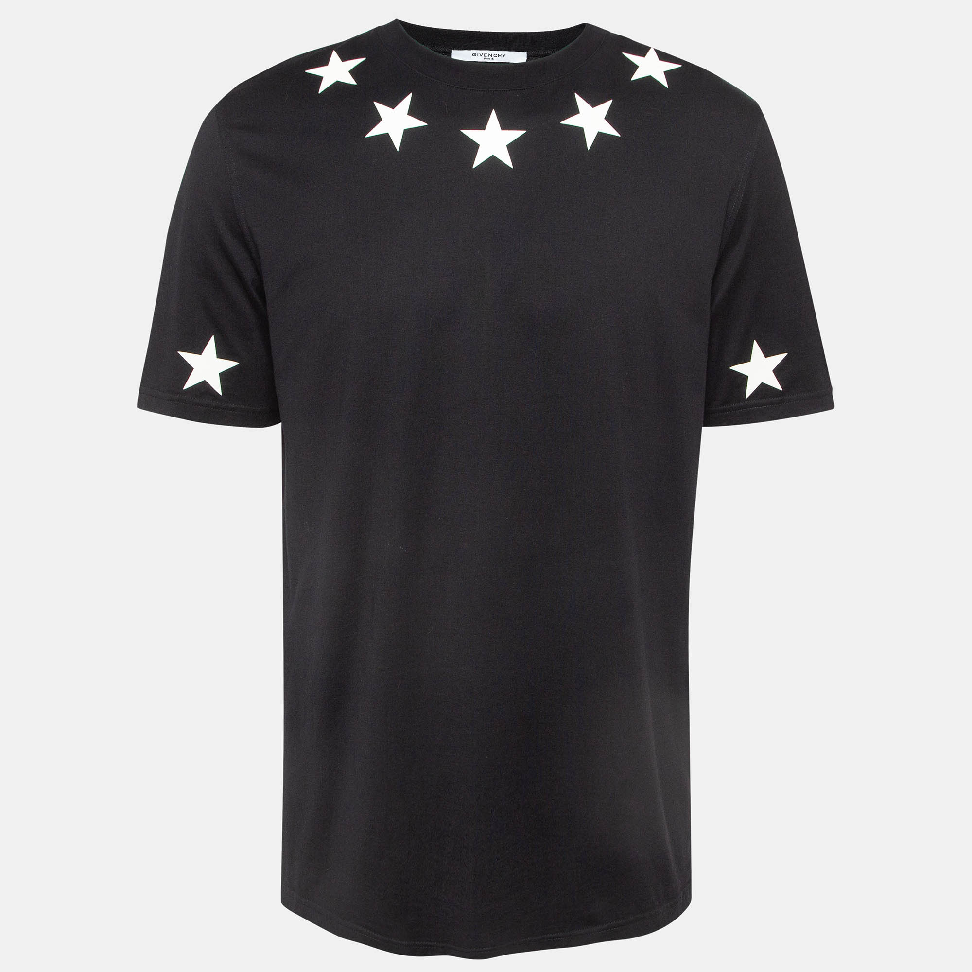 

Givenchy Black Star Print Cotton T-Shirt M