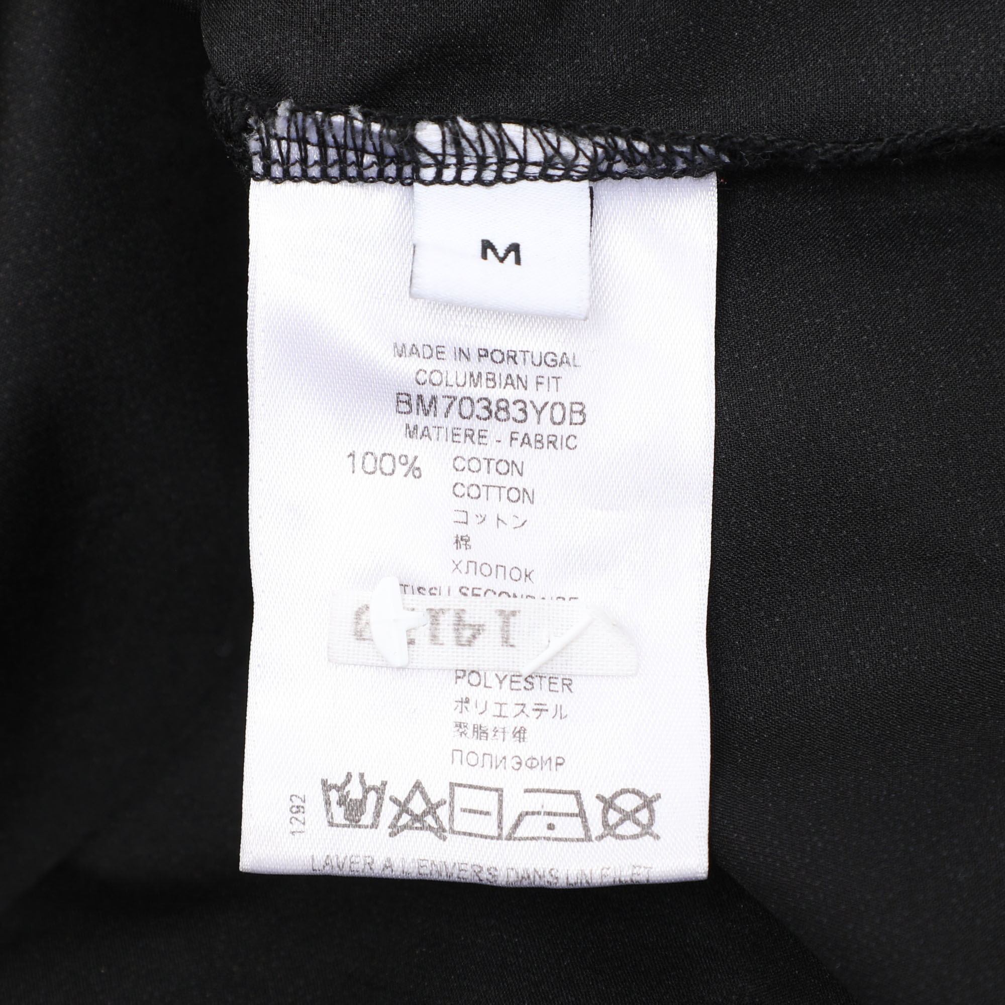 Givenchy Black Logo Print Cotton Distressed T-Shirt M 
