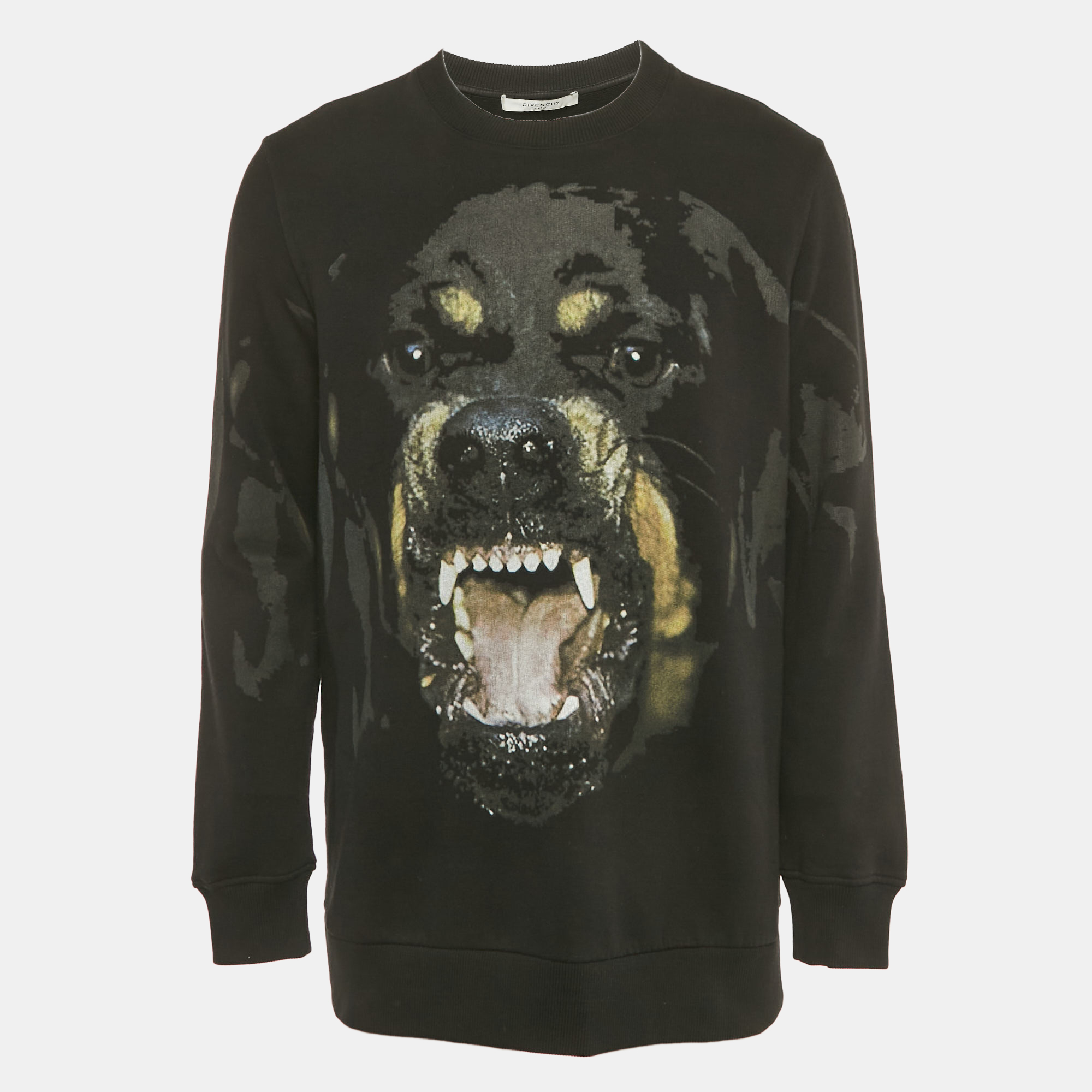 

Givenchy Black Rottweiler Print Cotton Long Sleeve Sweatshirt M