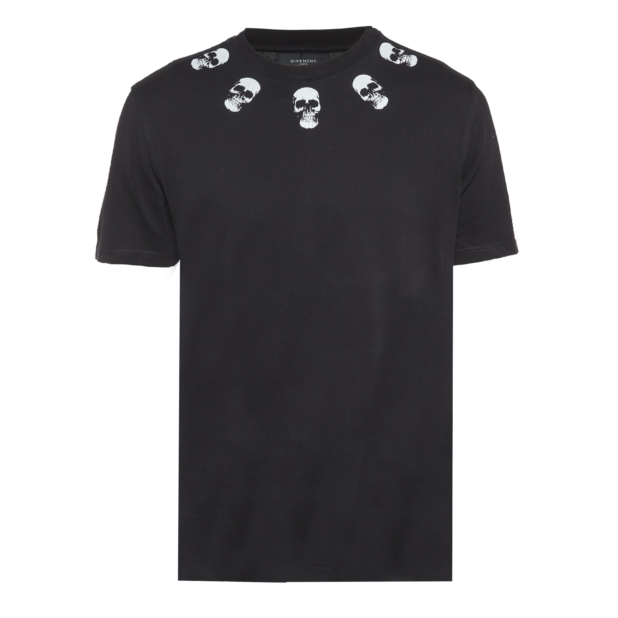 

Givenchy Black Skull Print Jersey Crew Neck T-Shirt L