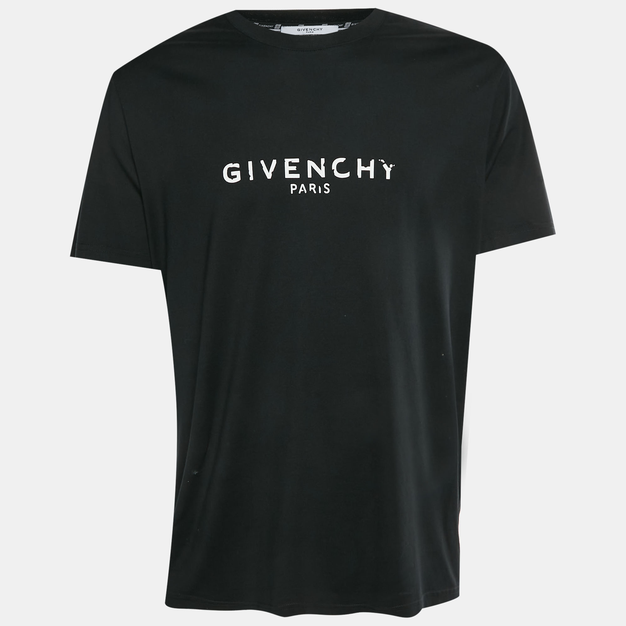 

Givenchy Black Logo Print Jersey Oversized T-Shirt XL