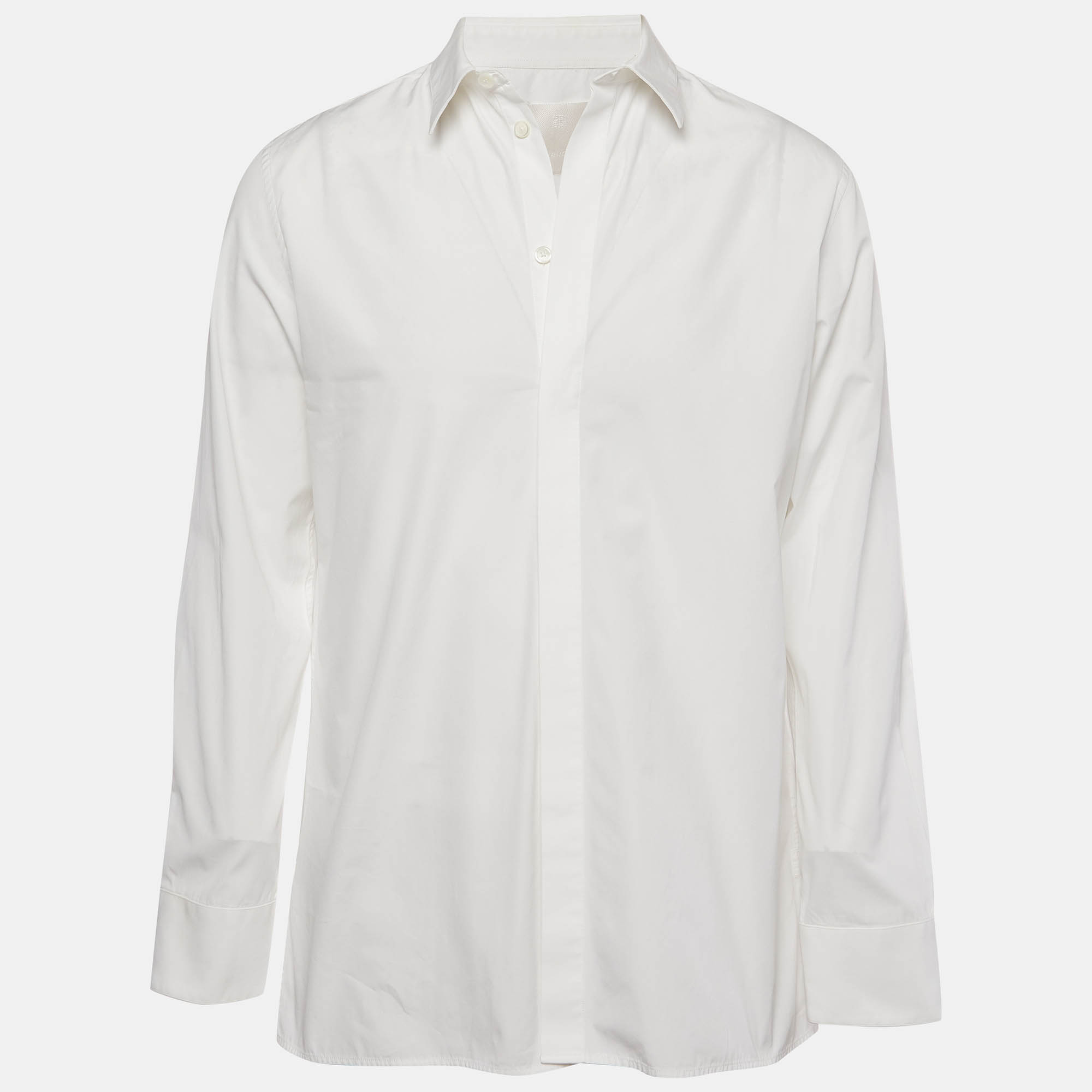 

Givenchy White Cotton Long Sleeve Shirt XXL
