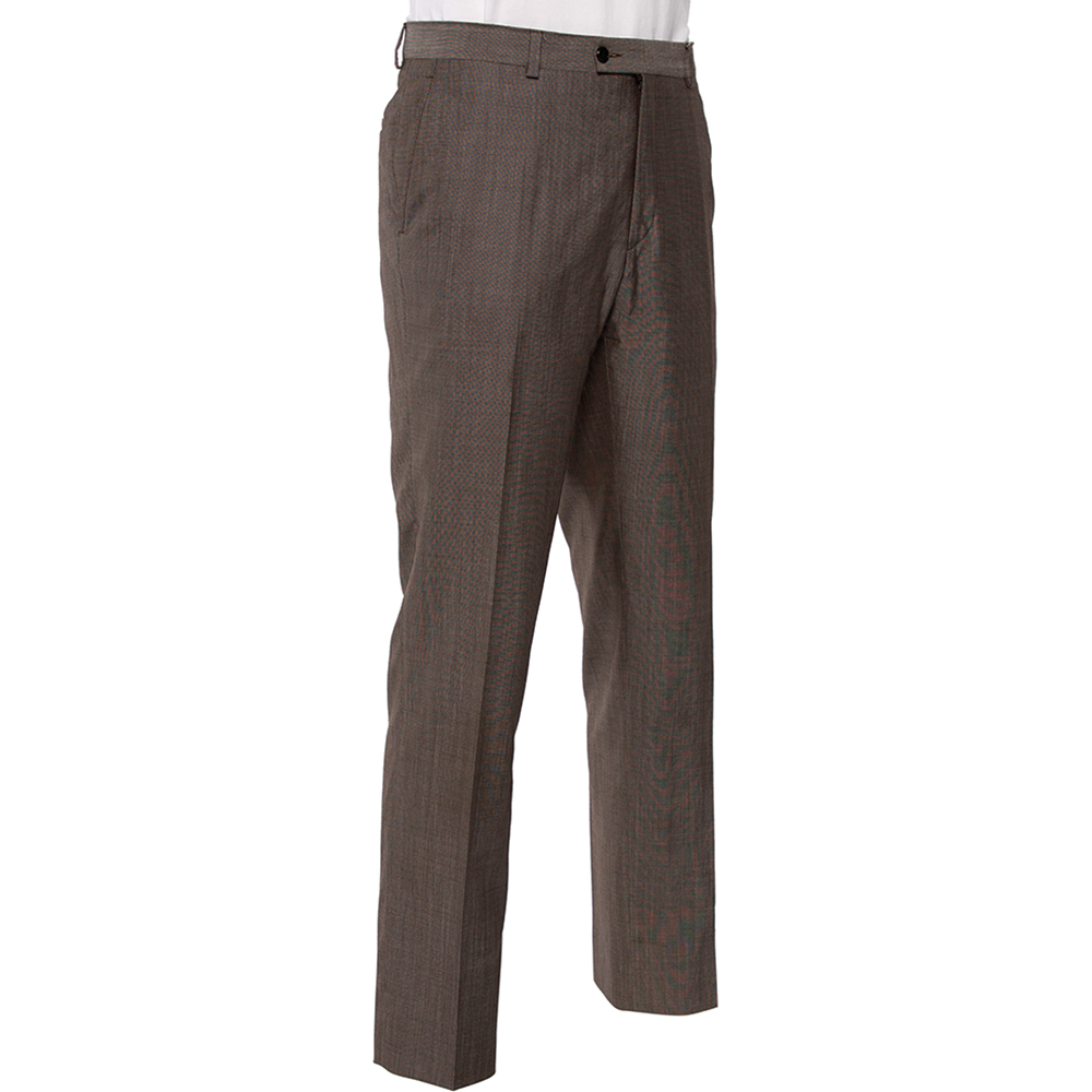 

Givenchy Brown Wool & Silk Pants