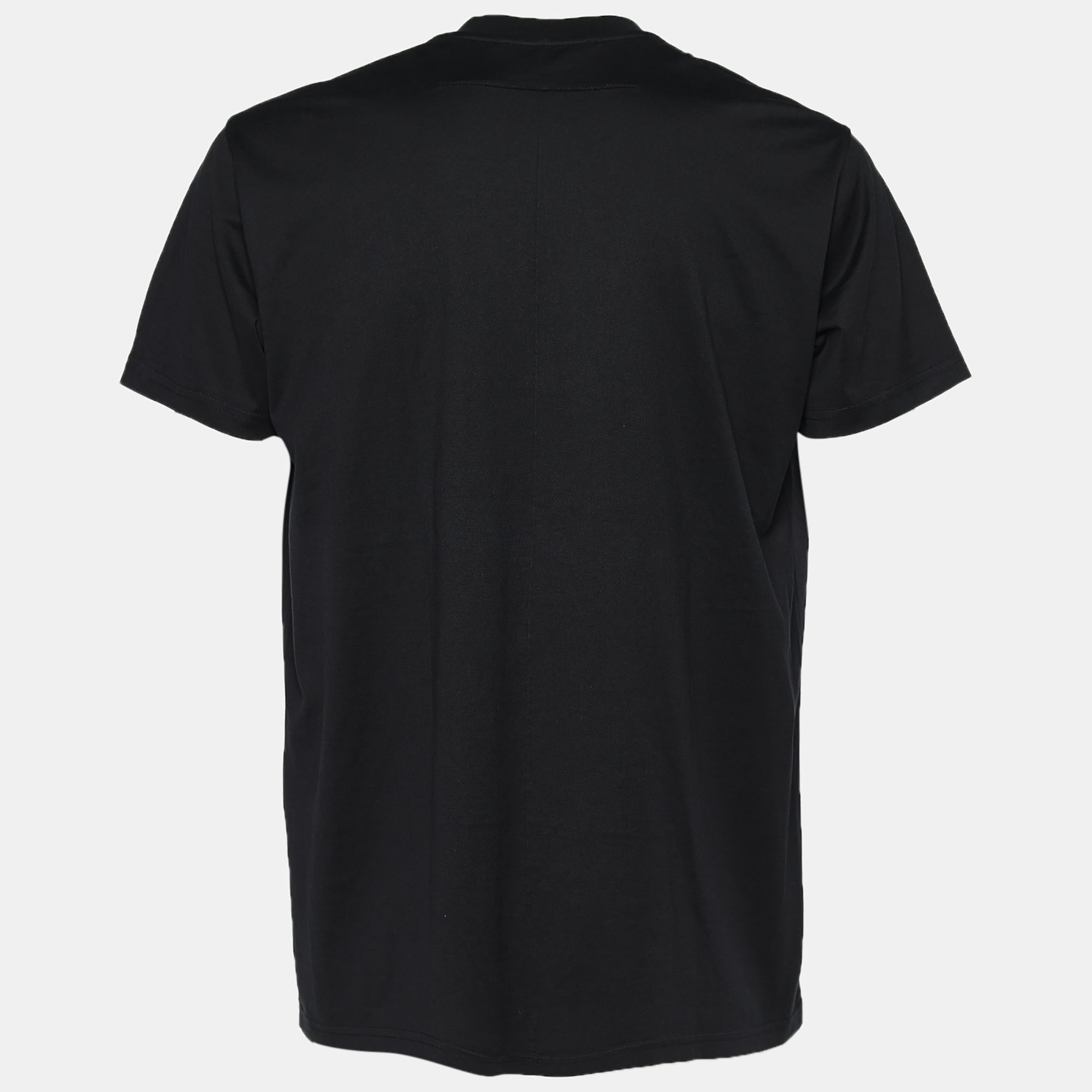 

Givenchy Black Shark Print Cotton Knit Short Sleeve T-Shirt