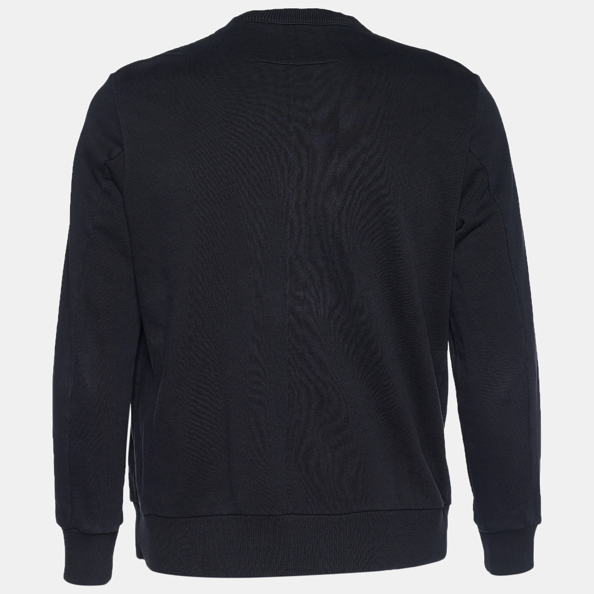 

Givenchy Black Terry Knit 4G Applique Sweatshirt