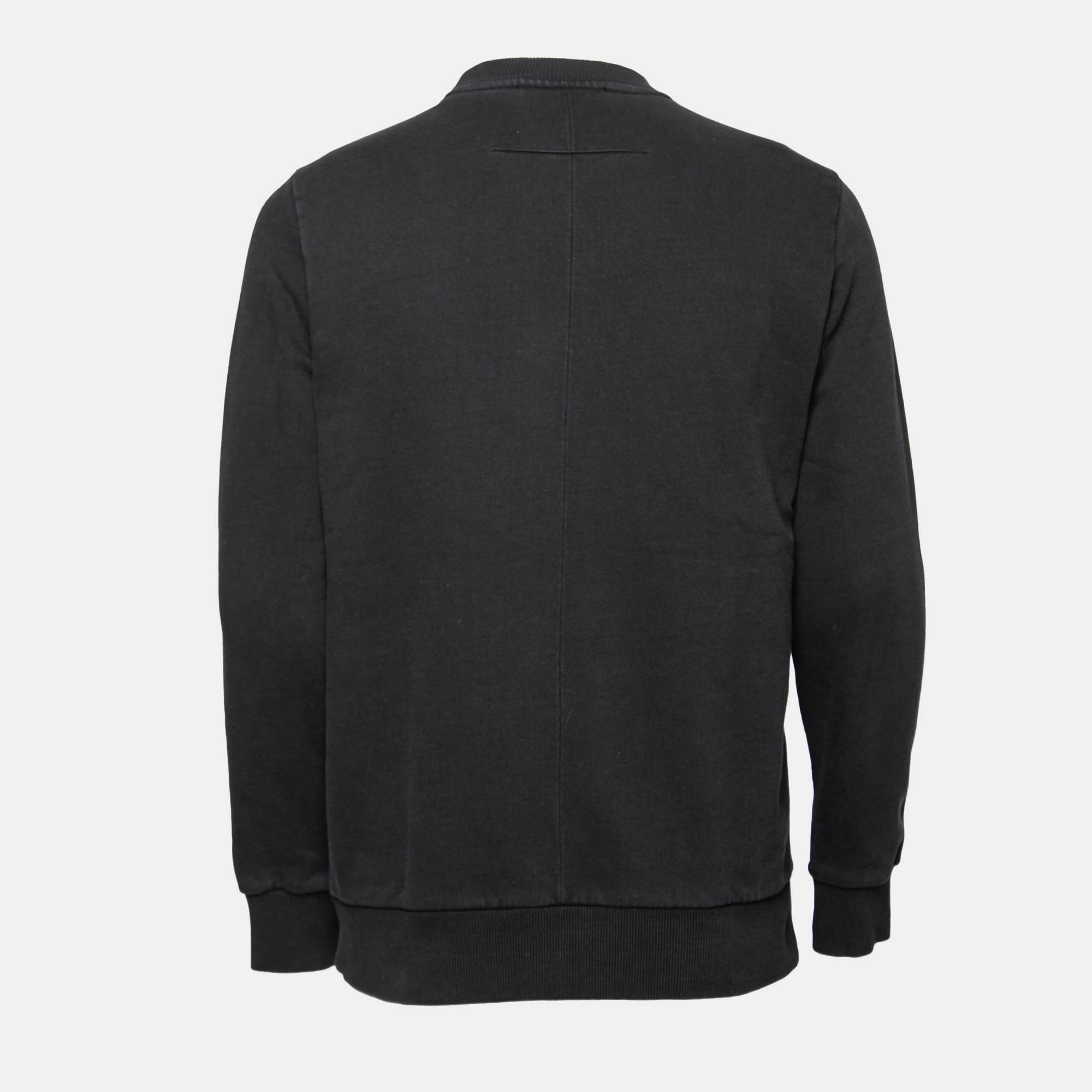 

Givenchy Black Printed Cotton Crewneck Long Sleeve Sweatshirt