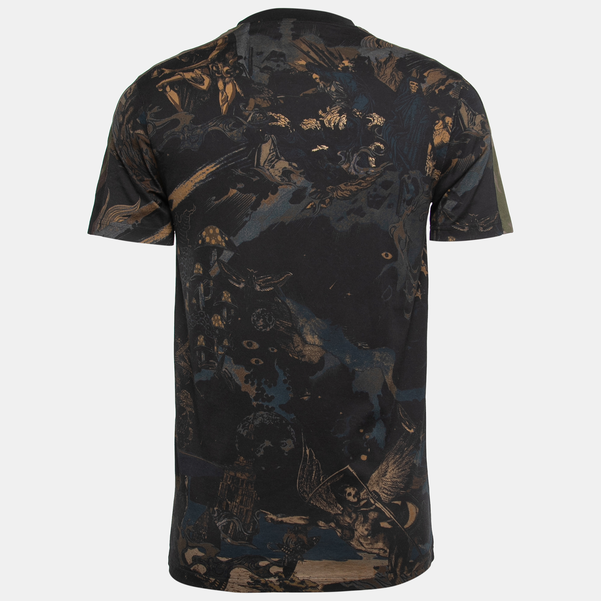 

Givenchy Multicolor Printed Cotton Crewneck T-Shirt