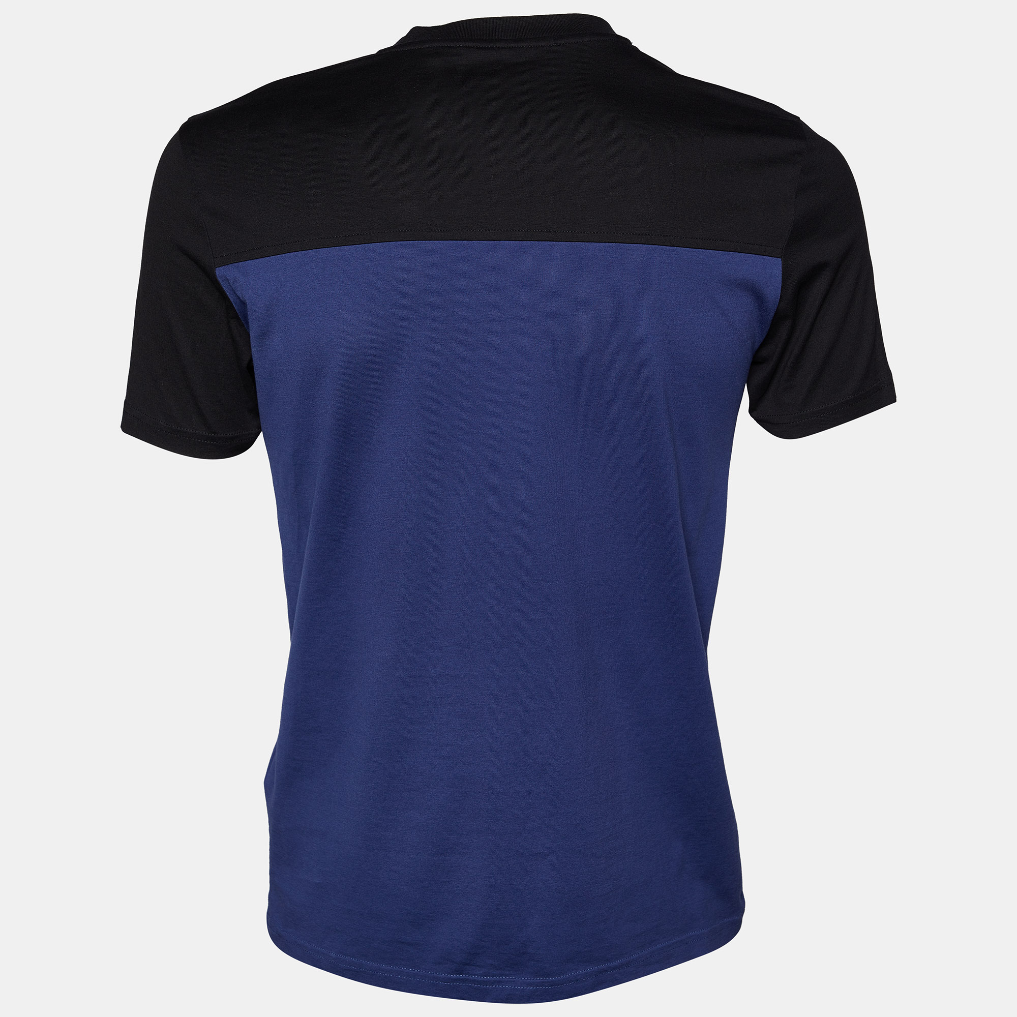 

Givenchy Color Block Logo Panel Detail Cotton Knit T-Shirt, Multicolor