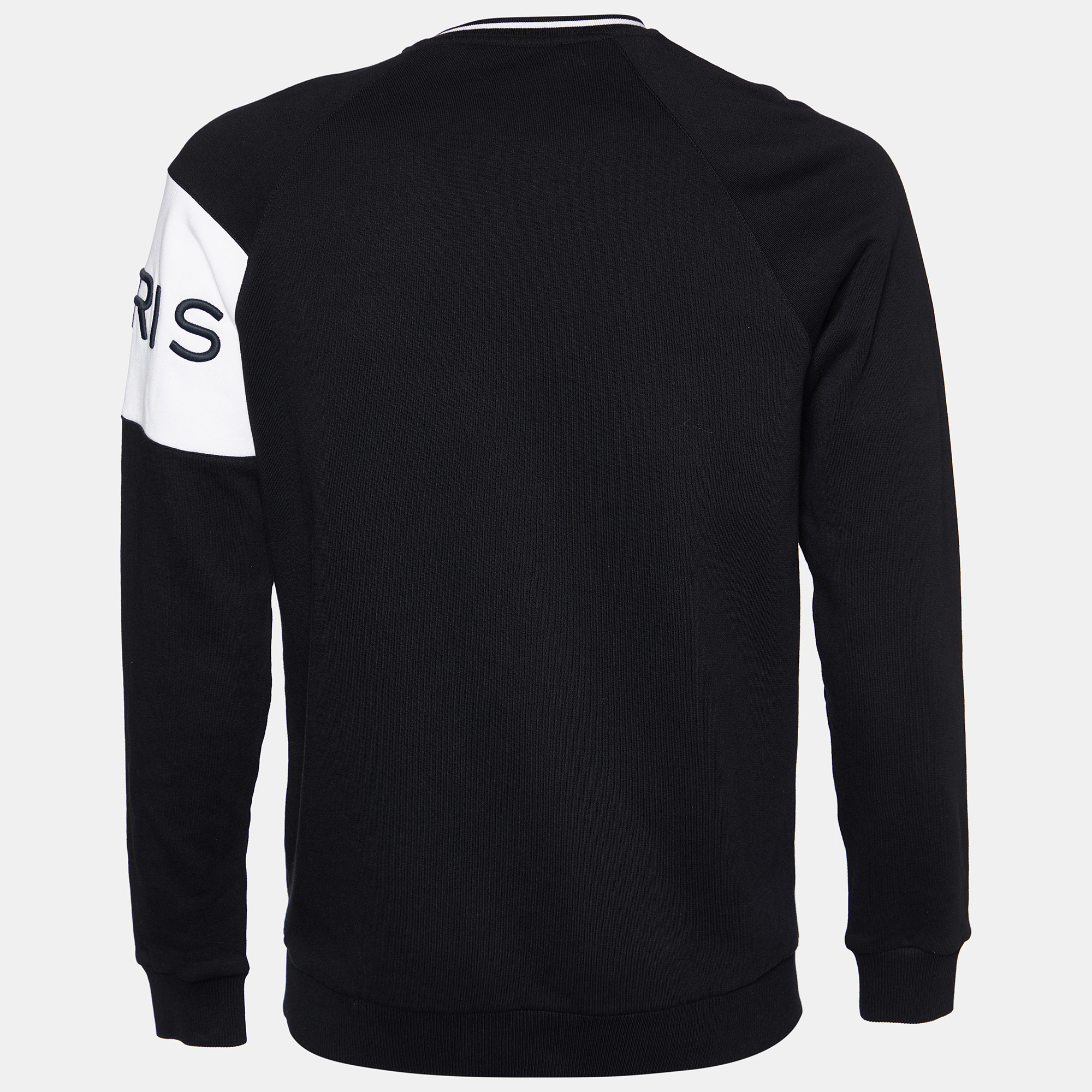 

Givenchy Black Logo Embroidered Cotton Knit Sweatshirt