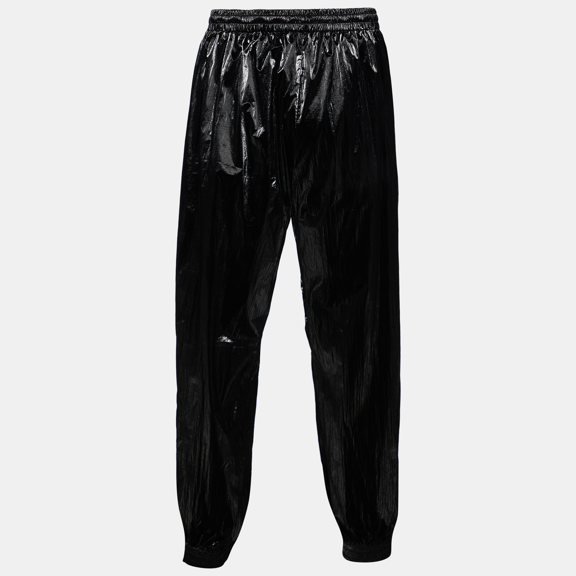 

Givenchy Black Faux Leather Joggers