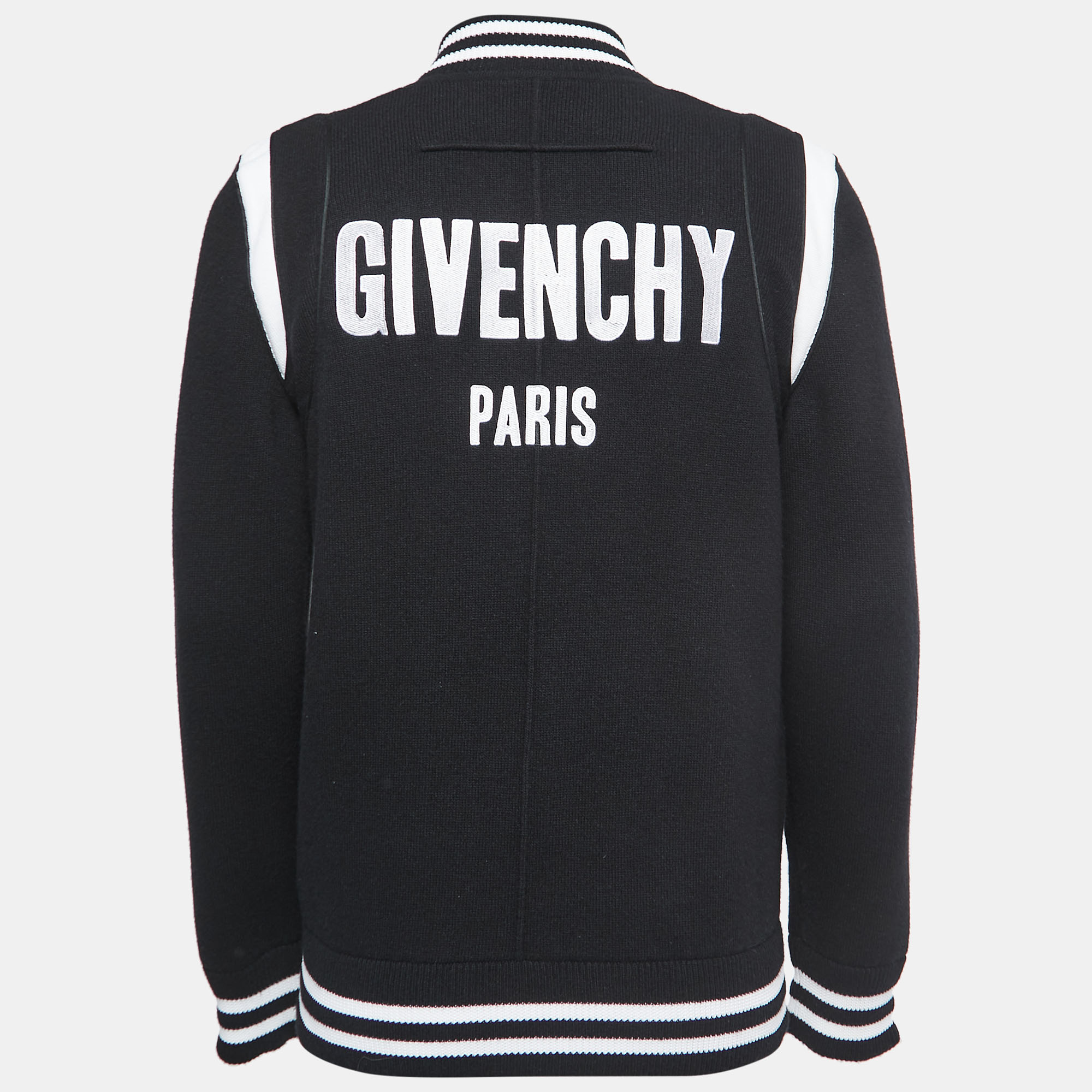 

Givenchy Black Wool Blend Button Front Jacket