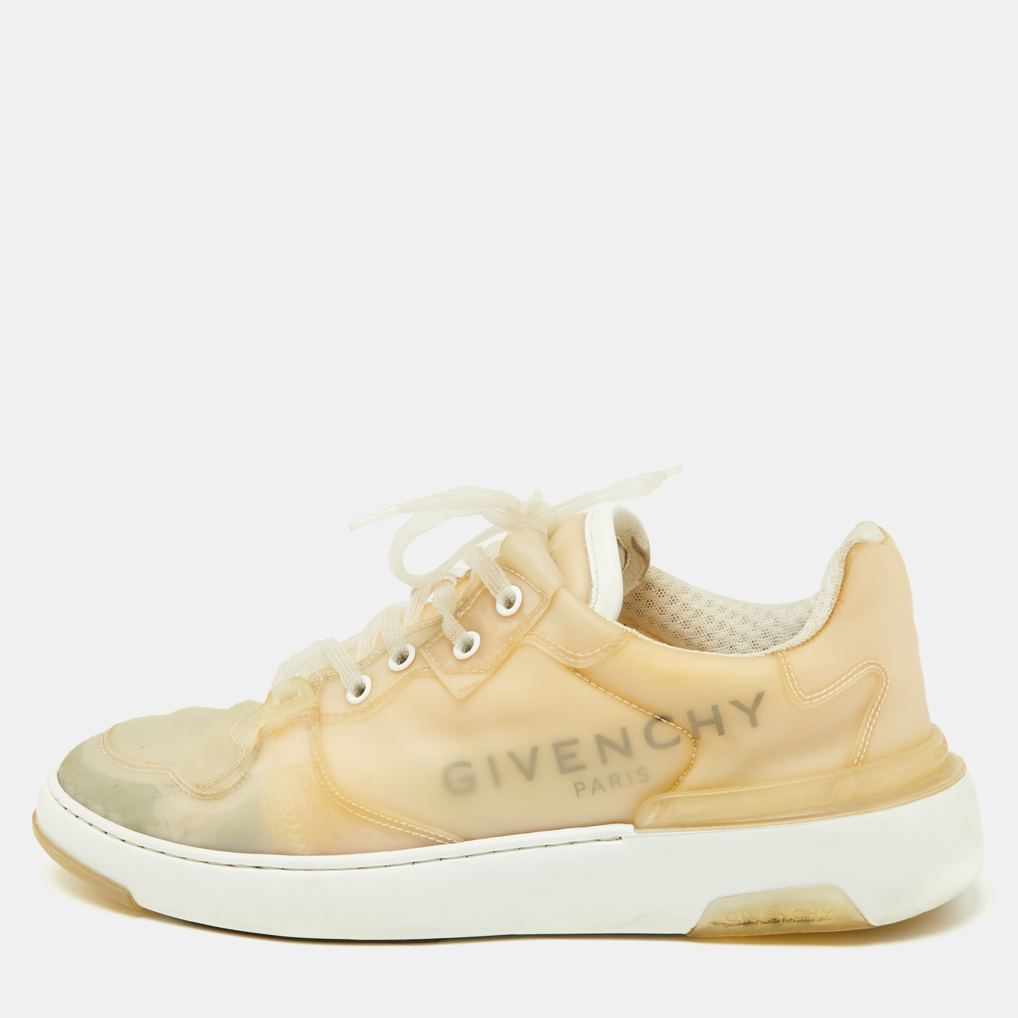 

Givenchy Beige PVC Low Top Sneakers Size