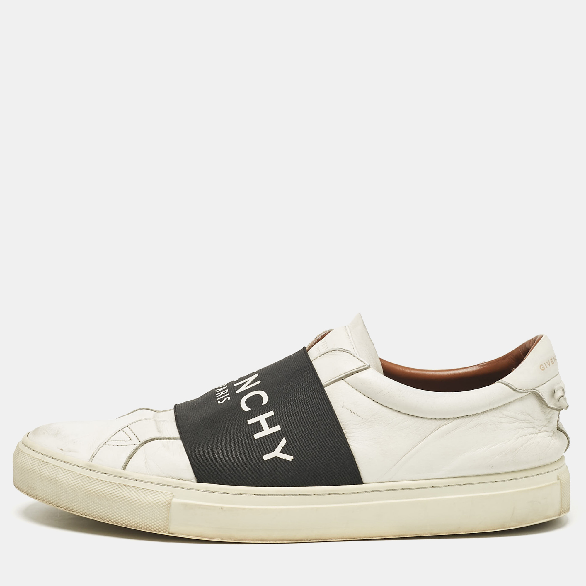 

Givenchy White Leather Urban Street Slip On Sneakers Size