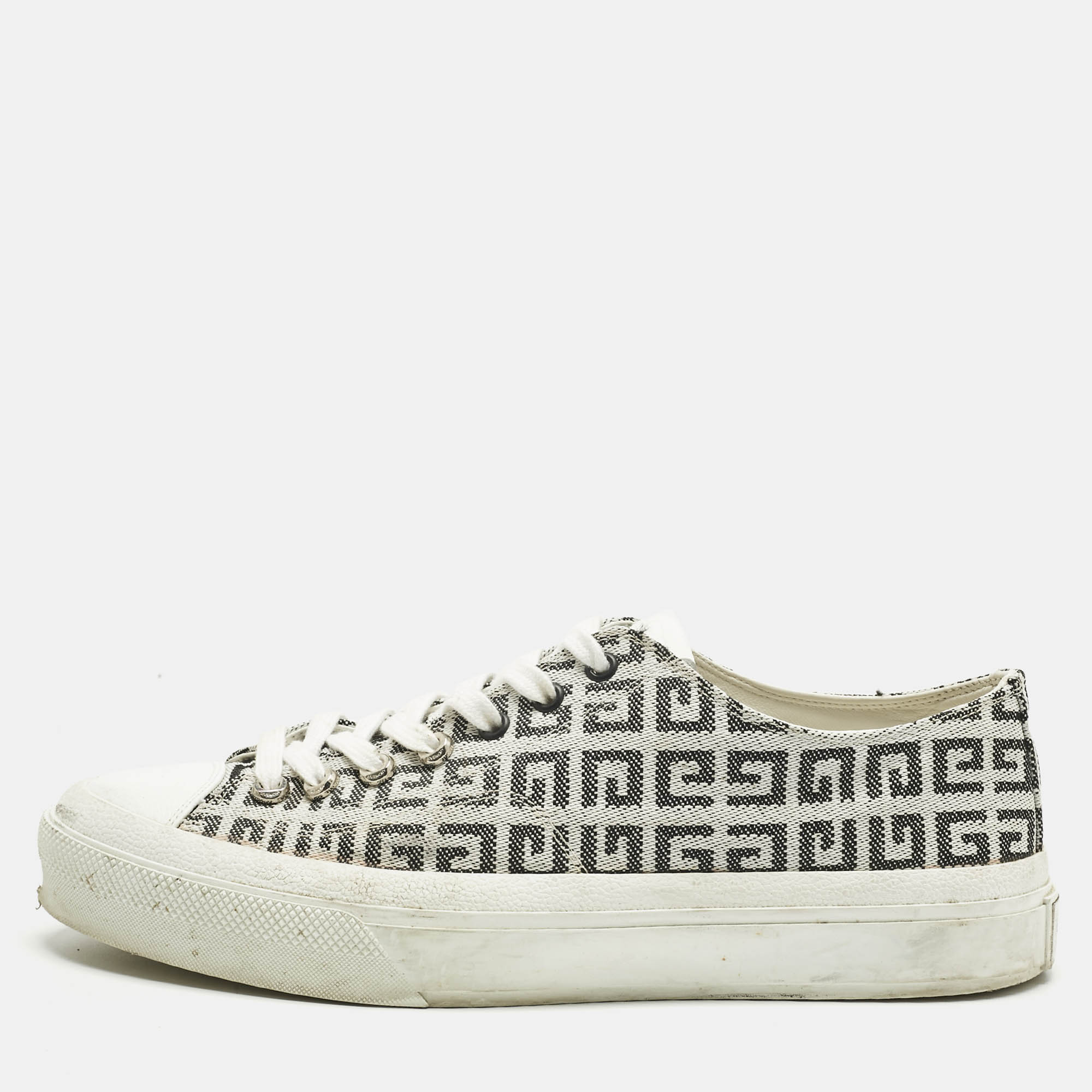 

Givenchy White Canvas City Low Top Sneakers Size 42