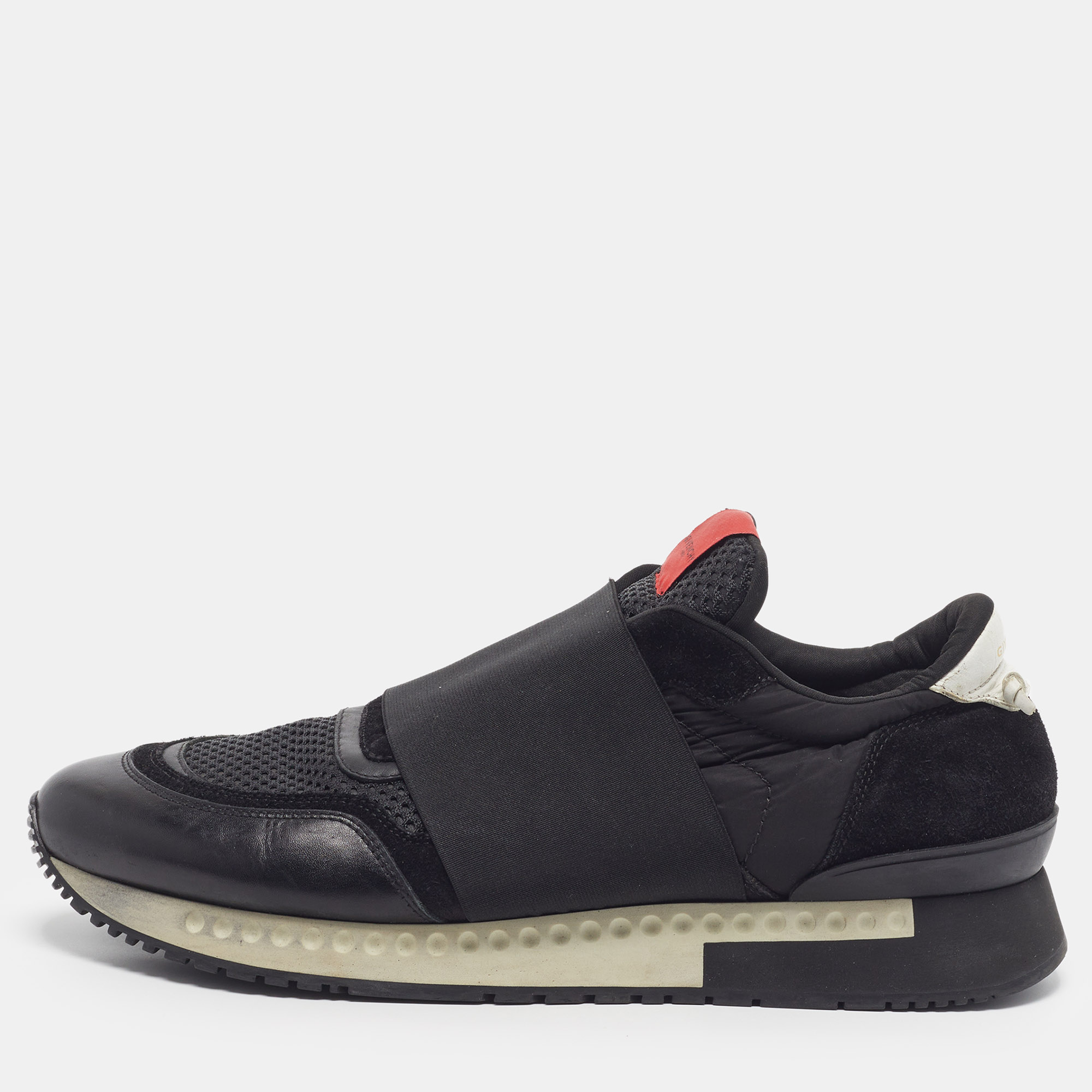 

Givenchy Black Suede and Leather Slip On Sneakers