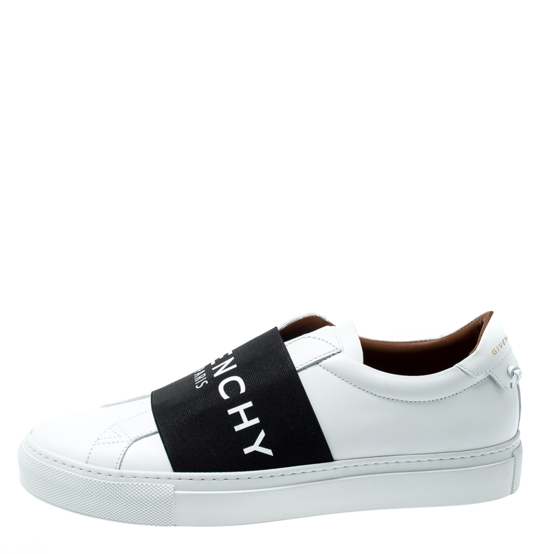 givenchy knot elastic leather trainers