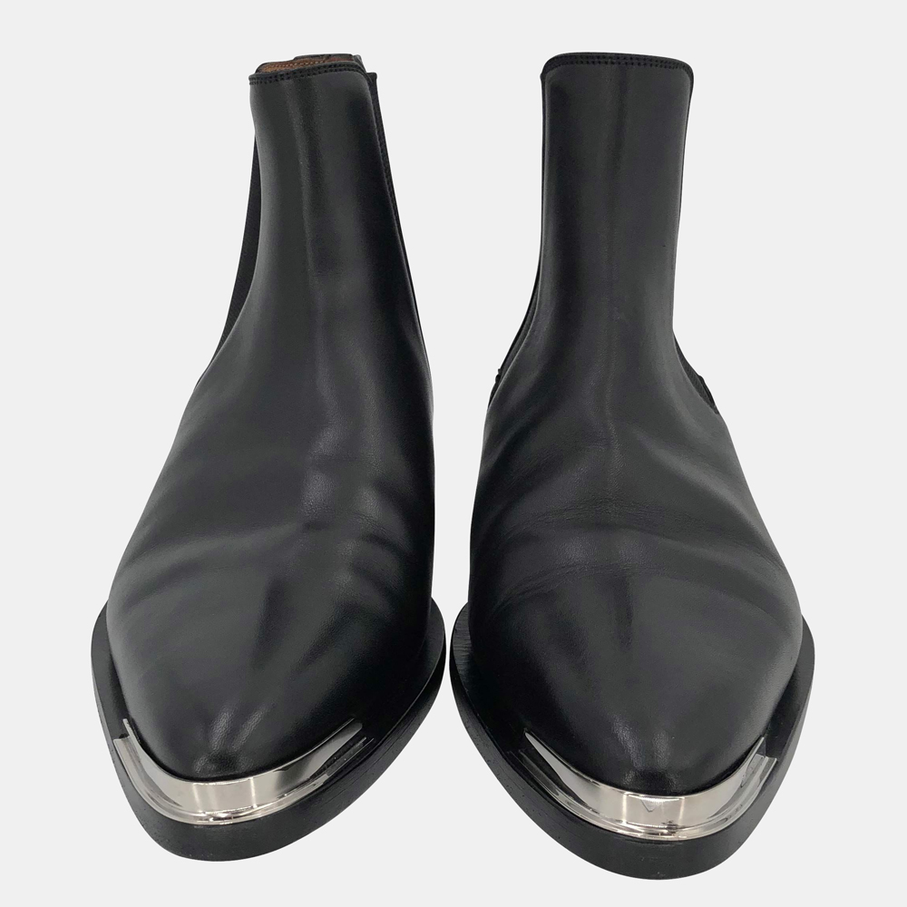 

Givenchy Black Leather Chelsea Boots Size EU