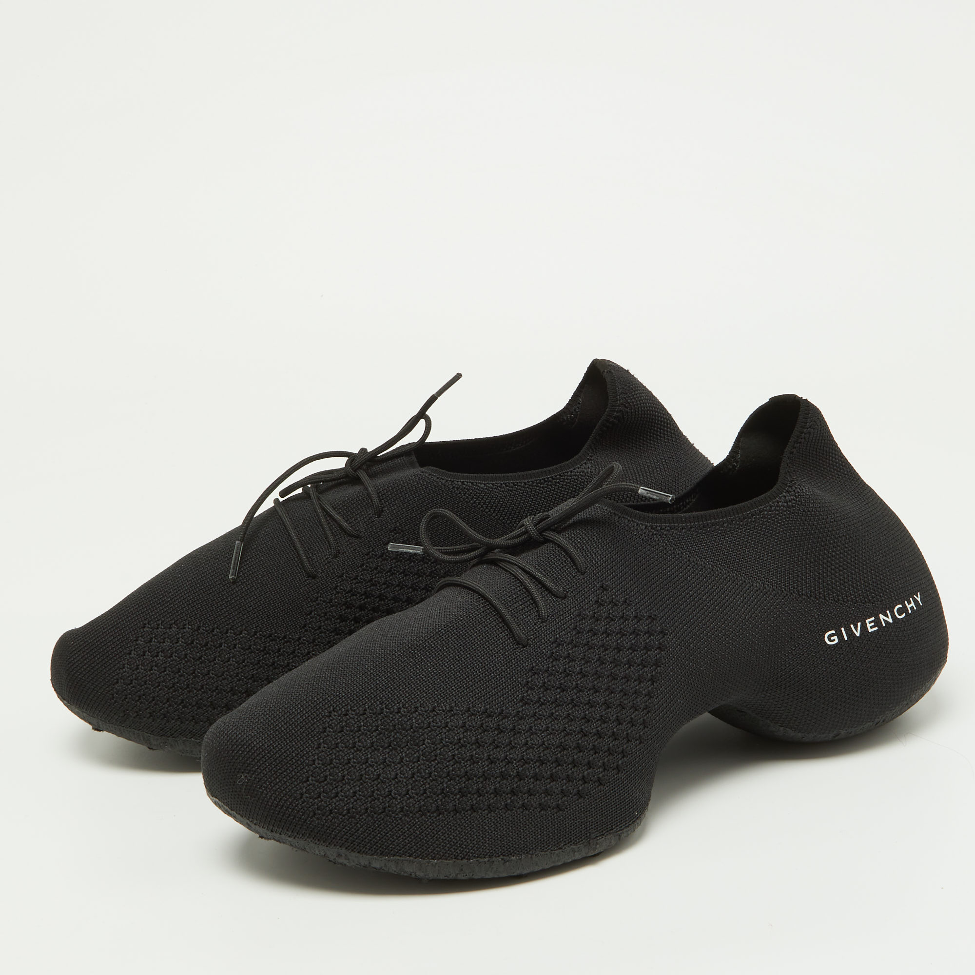

Givenchy Black Stretch Knit TK-360 Sneakers Size