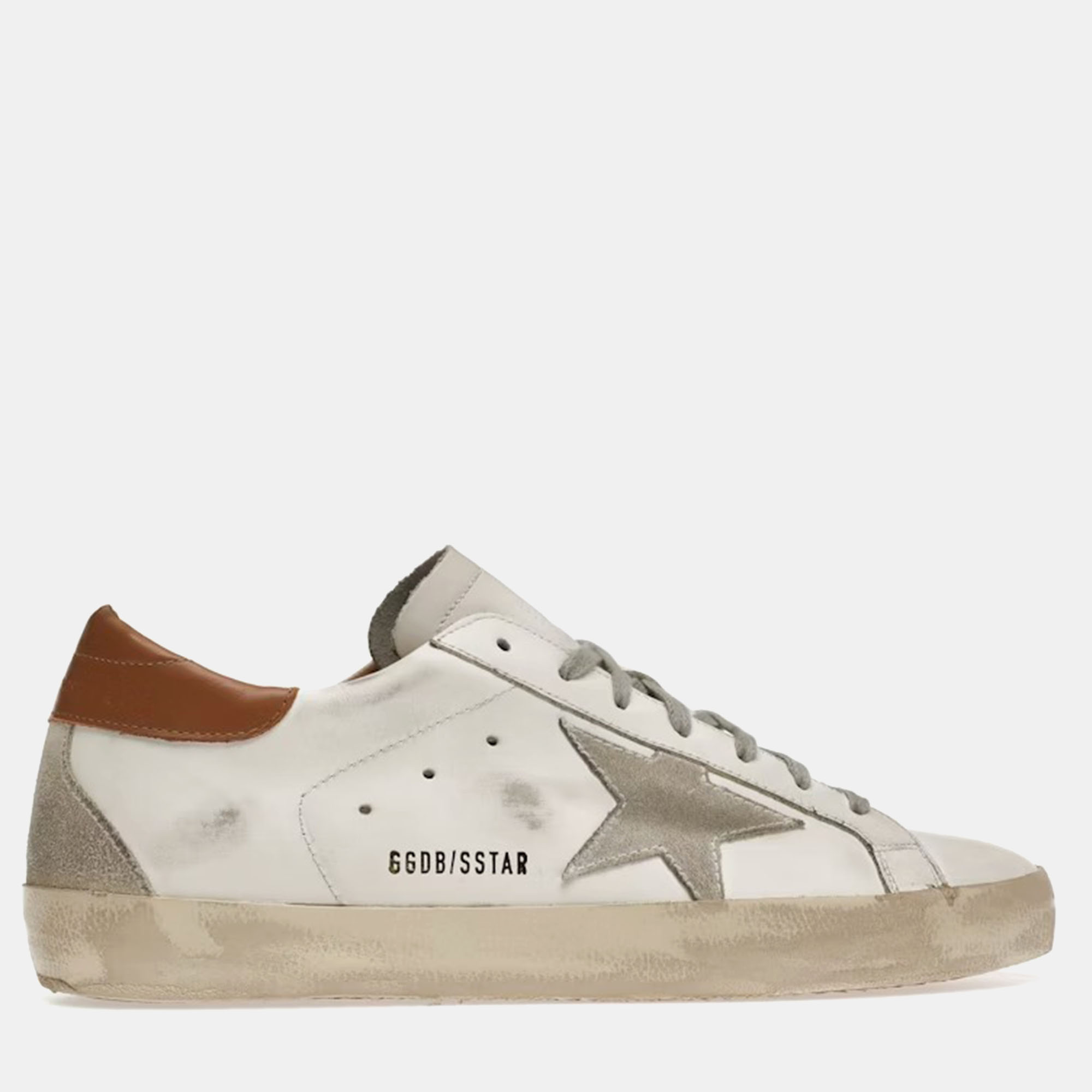 Pre-owned Golden Goose Super-star Sneaker Size Eu 42 In White