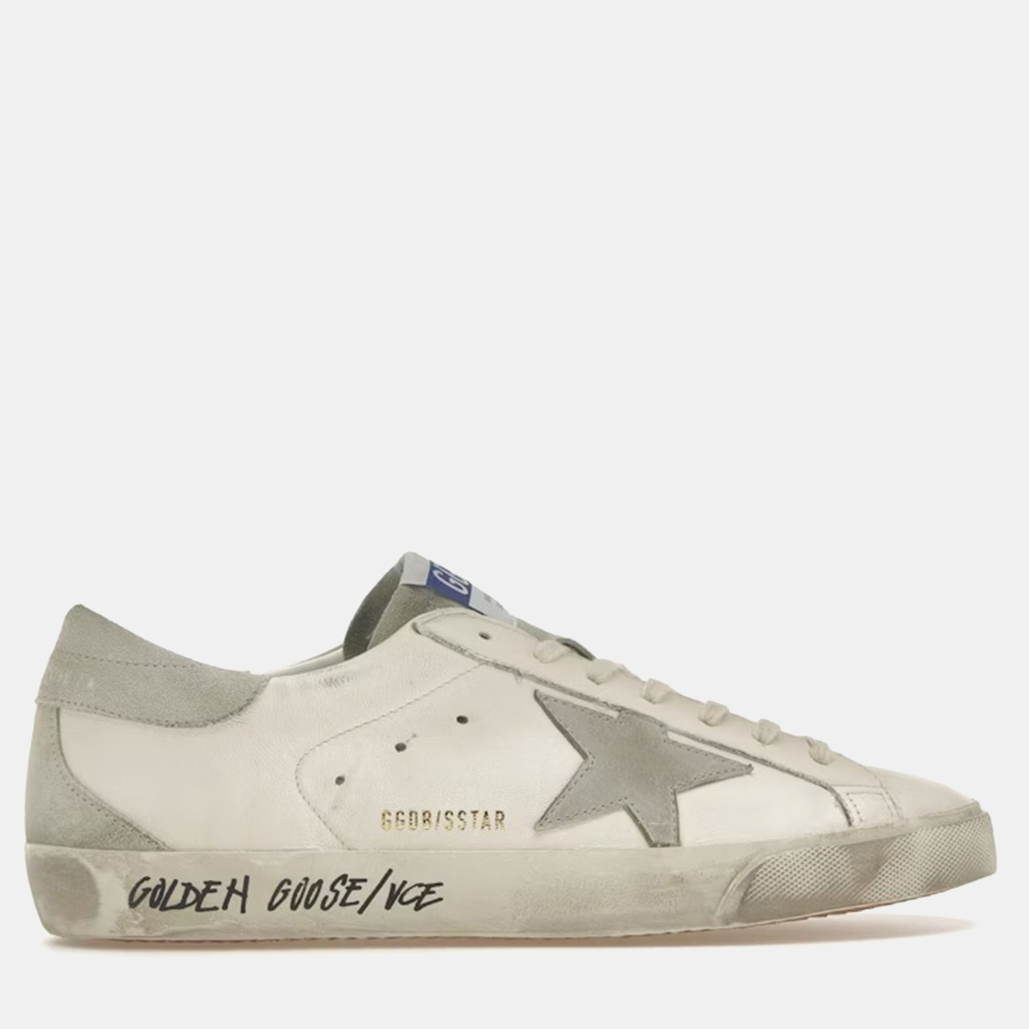 

Golden Goose White/Ice/Grey Golden Goose Super-Star Sneaker Size EU