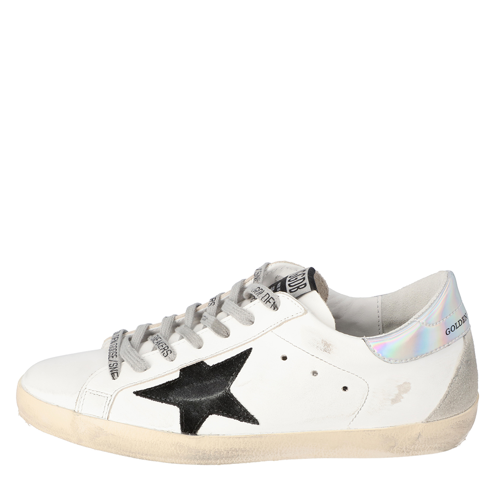 

Golden Goose White Superstar Deluxe Size