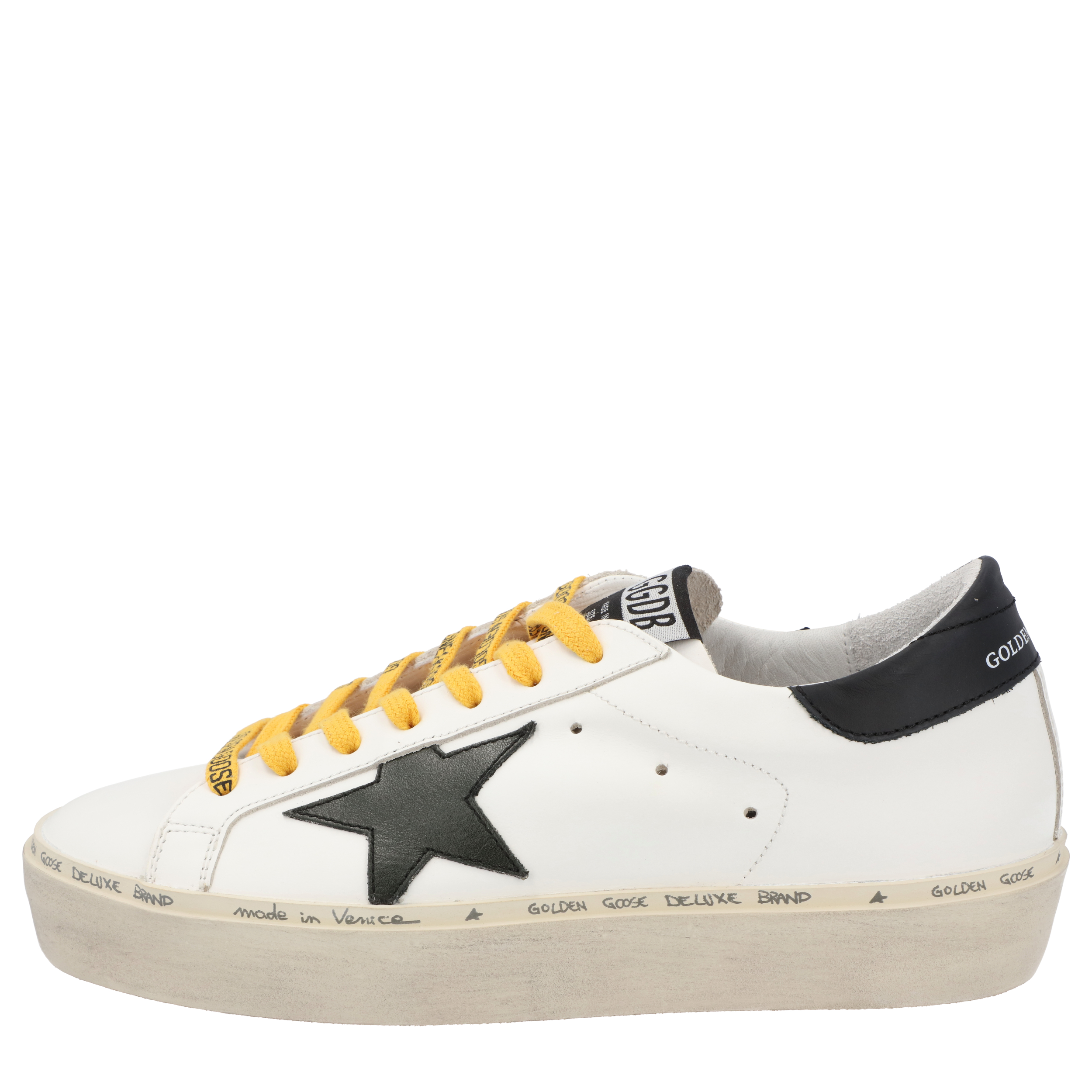 

Golden Goose White Hi Star Sneakers Size