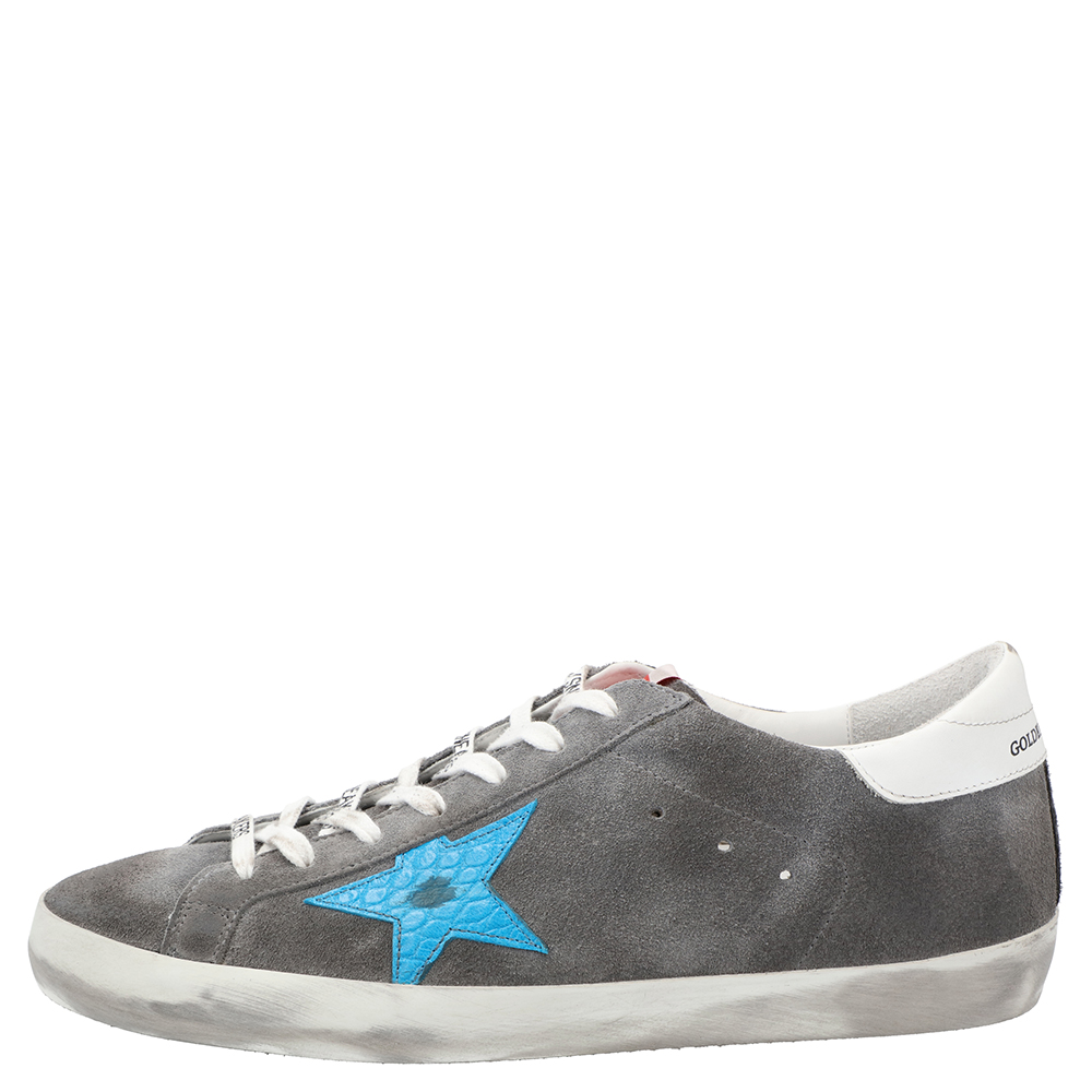 

Golden Goose Grey Suede Superstar Sneakers Size EU