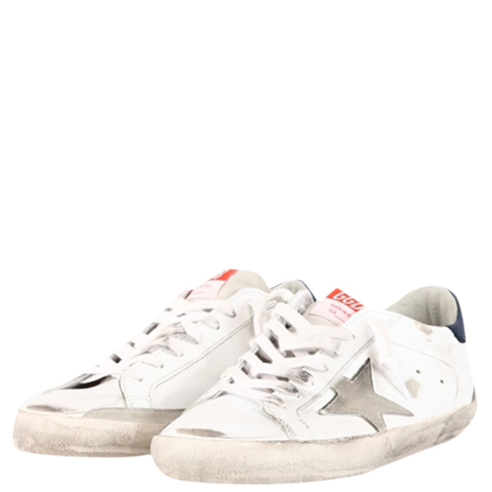 

Golden Goose White Super Star Sneaker Size EU