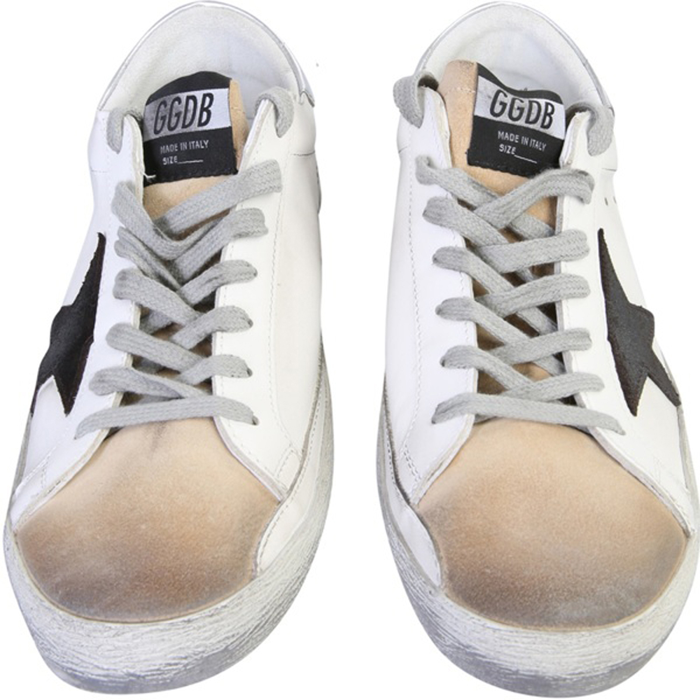 

Golden Goose White/Black Superstar low-top sneakers Size EU