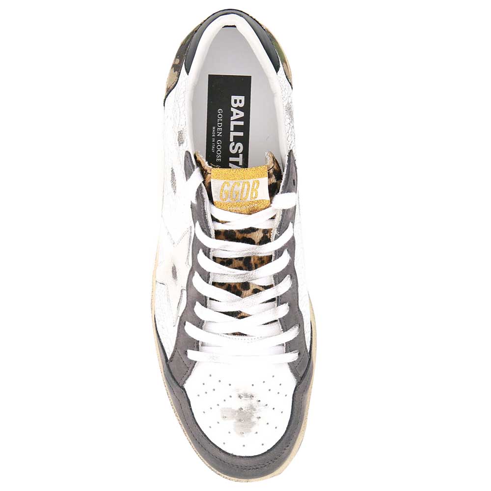 

Golden Goose White Camouflage Ball Star Sneakers Size EU 41