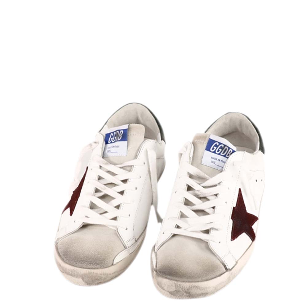 

Golden Goose White/Red/Black Super Star Sneaker Size EU, Multicolor