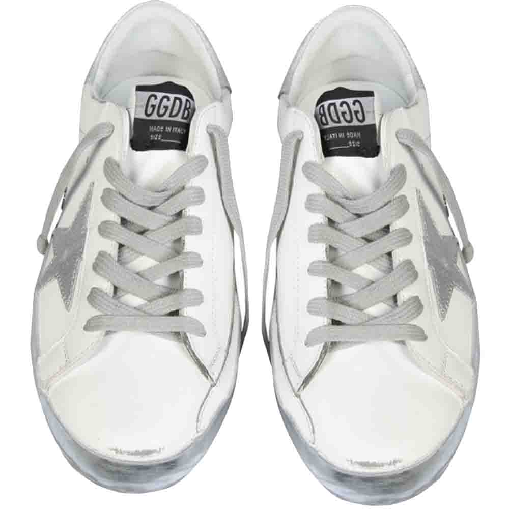 

Golden Goose White Super-Star Sneakers Size EU