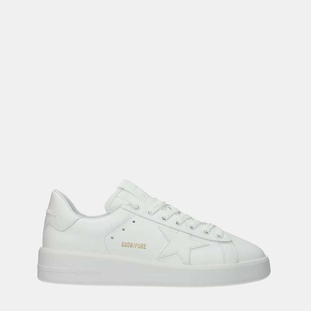 

Golden Goose White Leather PureStar Sneakers Size US 9 EU