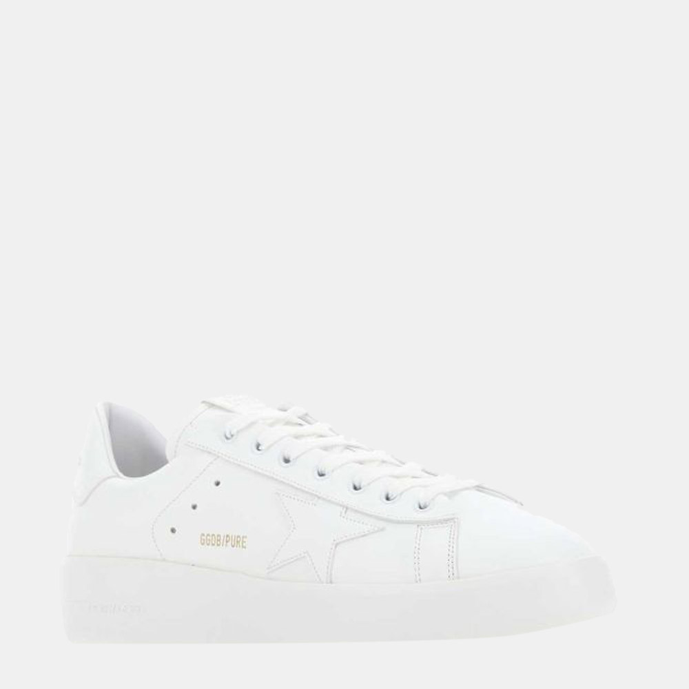 

Golden Goose White Leather Purestar Sneakers Size EU