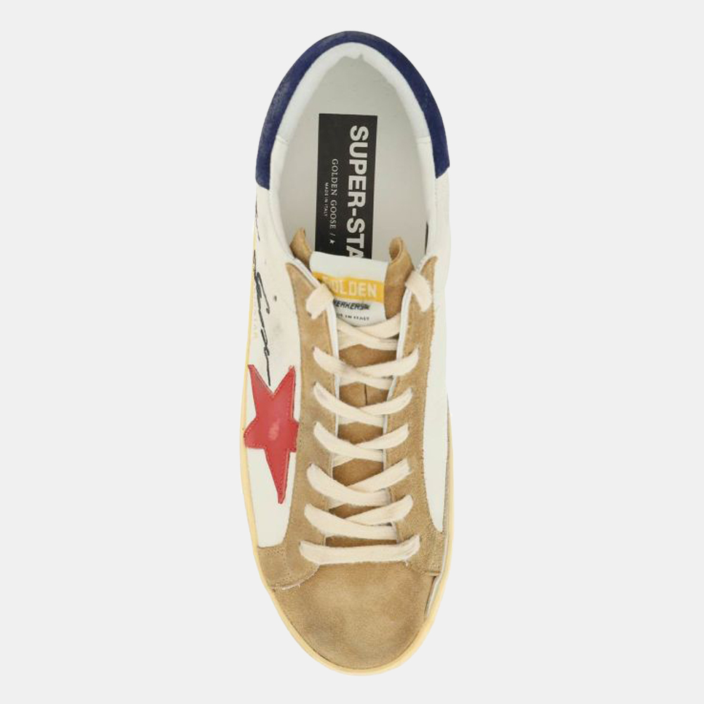 

Golden Goose White/Multicolor Superstar Sneakers Size EU