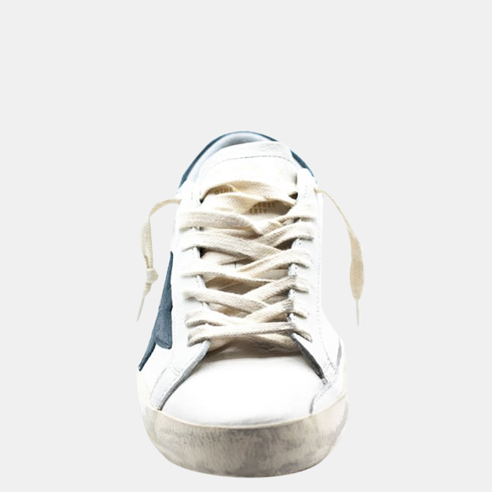 

Golden Goose white/blue Super-star Sneaker Size EU 40